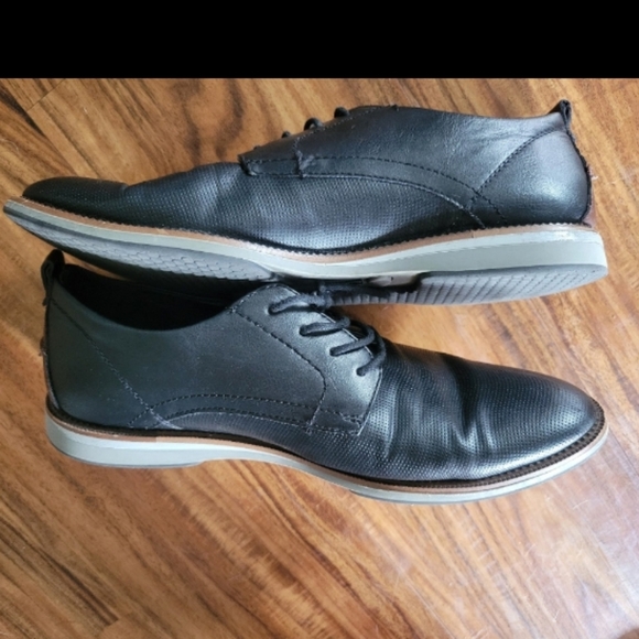 Ferro Aldo Martin Mens Casual Round Toe Formal Uniform Textured Oxford - Picture 2 of 12